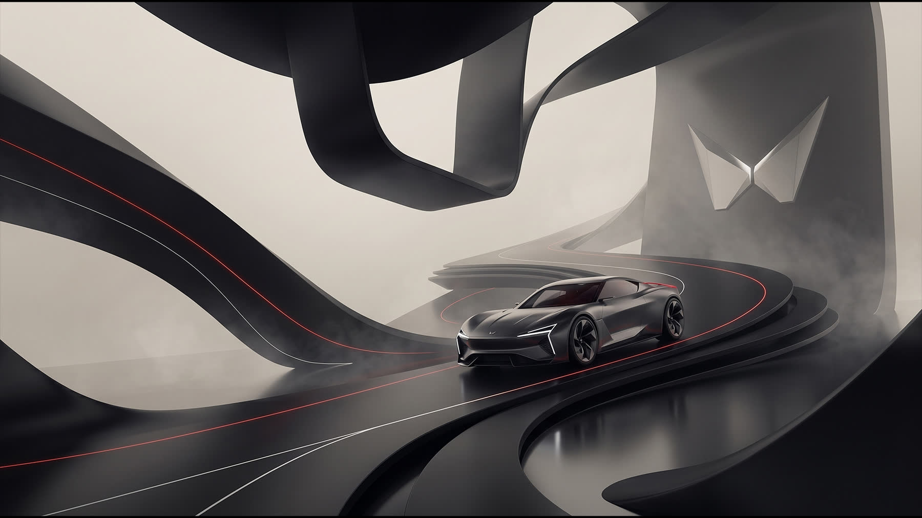 Mahindra X Morphorbis automotive showroom concept